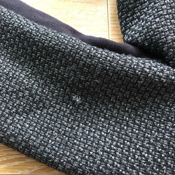 Bcbg-Woven/Textured Charcoal Dress Coat - Picture 8 of 9